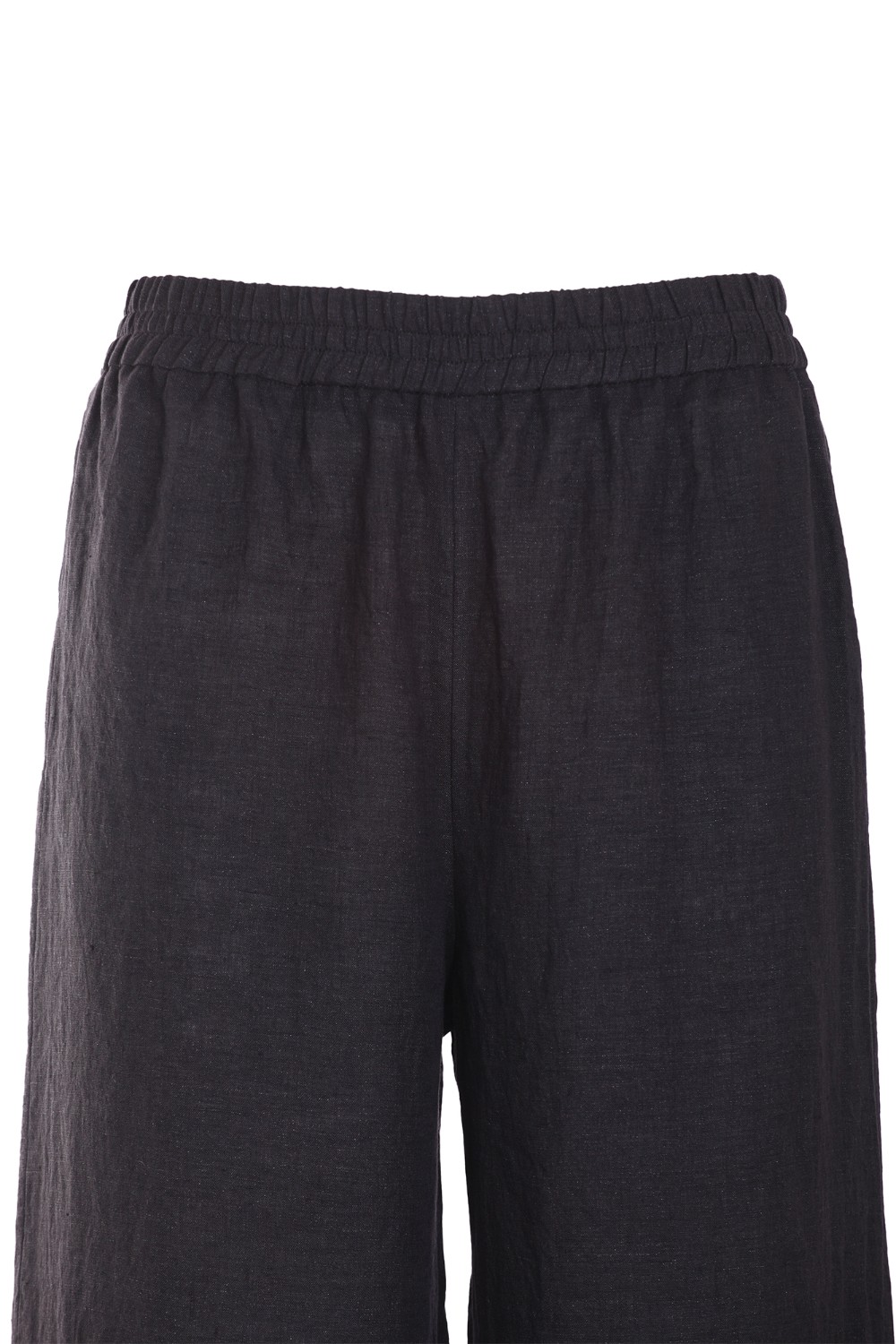 shop FABIANA FILIPPI Saldi Pantalone: Fabiana Filippi pantalone in lino, nero.
Linea loose fit. 
Vita elasticizzata.
Composizione: 100% Lino.
Fatto in Italia.. PADP02W389-825 number 6613855